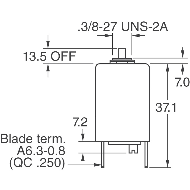 106-M2-P10-4.5A E-T-A Interruttori automatici